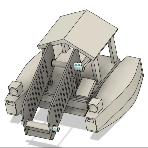 Autonomous Waste-Collecting Catamaran
